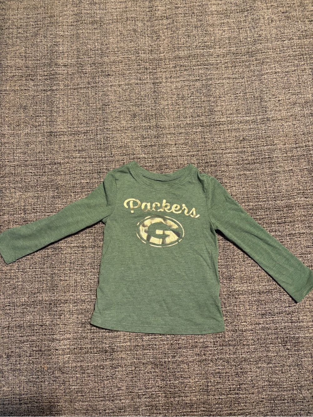 Green Packers Long-Sleeve Kids Shirt